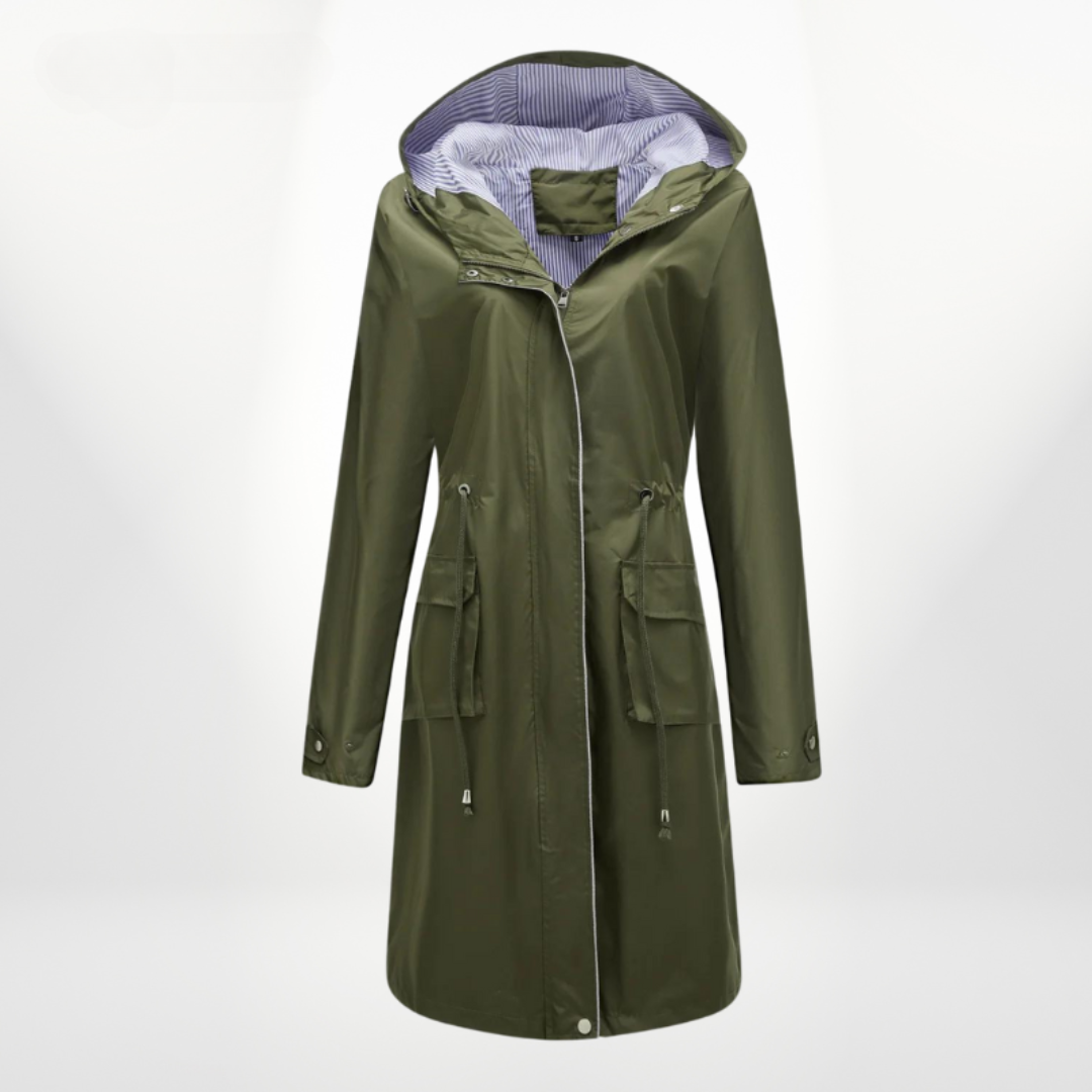 Womens Hooded Parka Jacket Waterproof Outerwear