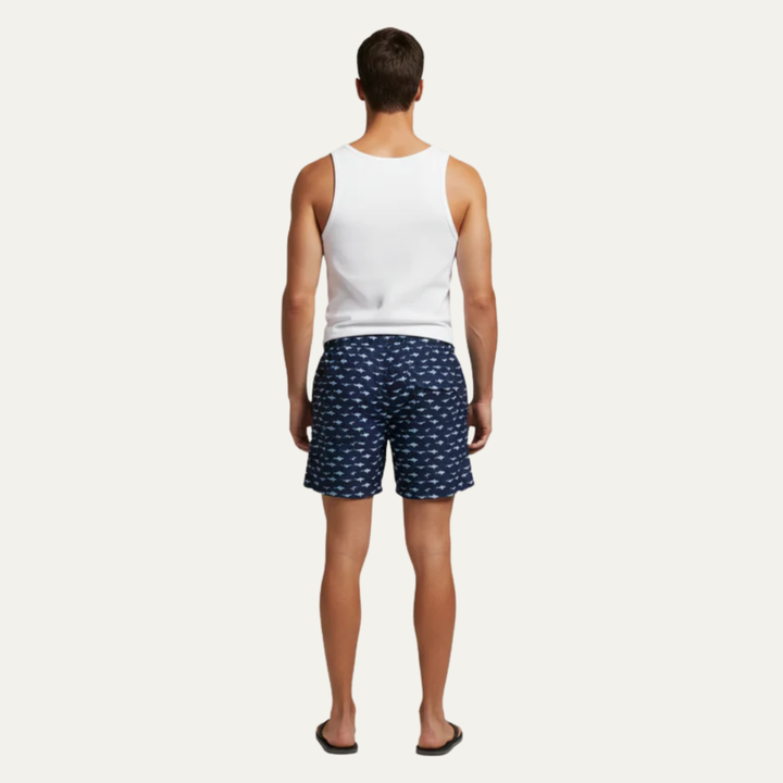 Mens Board Shorts Drawstring Relaxed Fit
