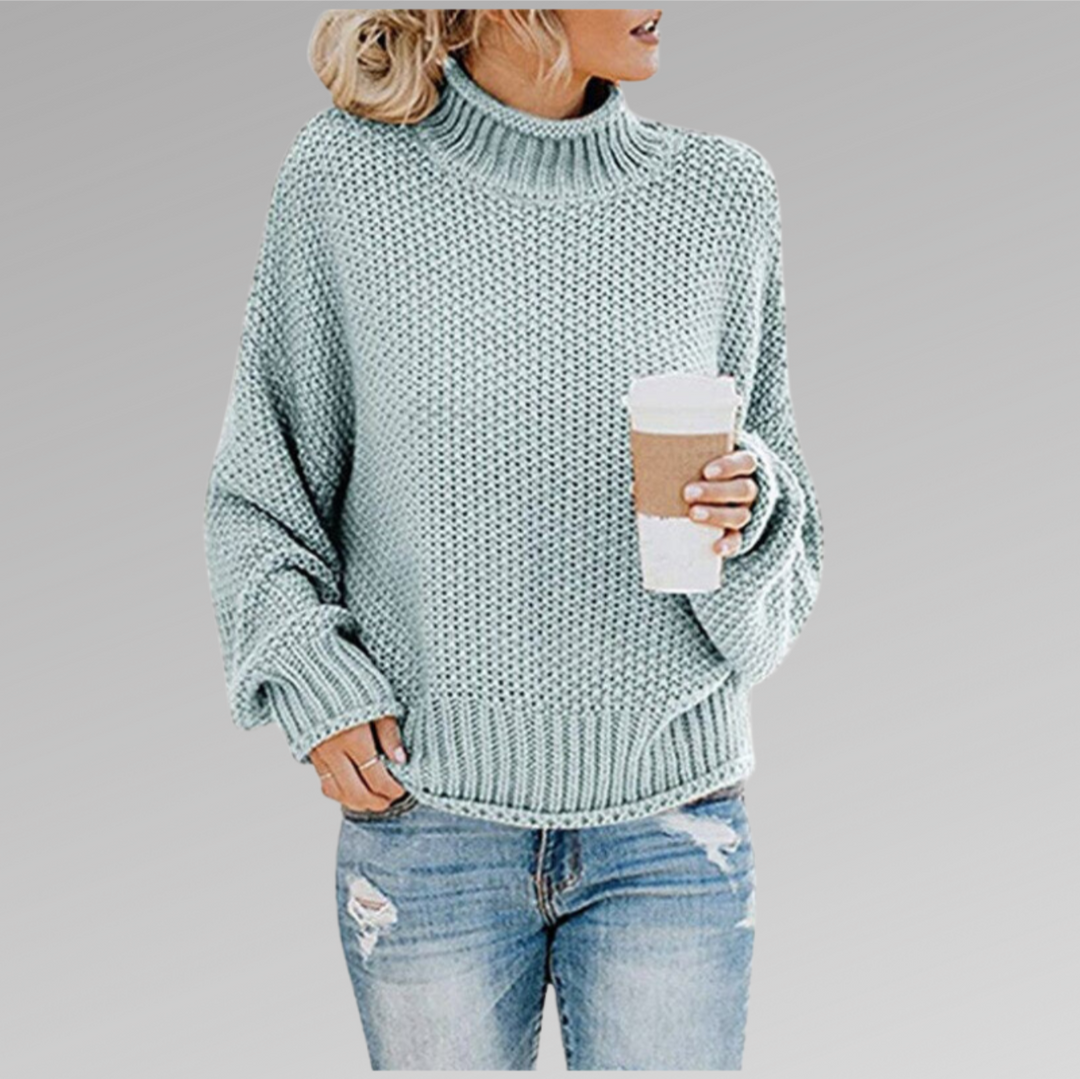 Womens Warm Knit Sweater Comfortable Fit