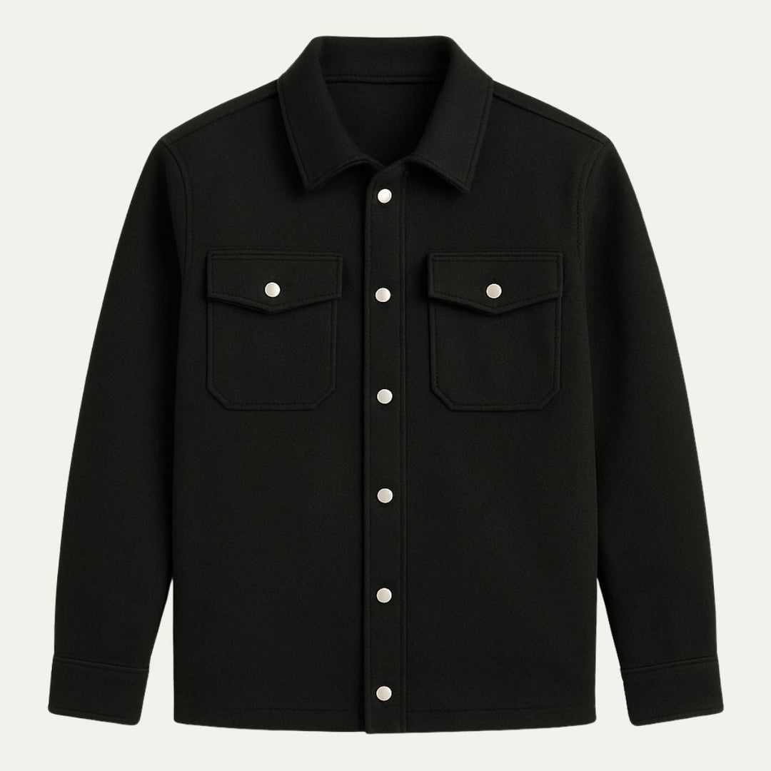 Mens Lightweight Shirt Jacket Relaxed Fit