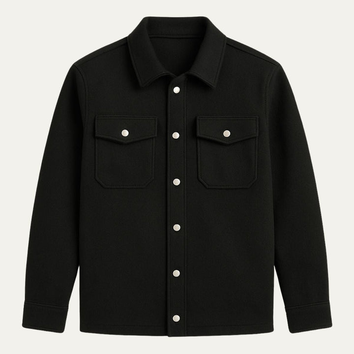 Mens Lightweight Shirt Jacket Relaxed Fit