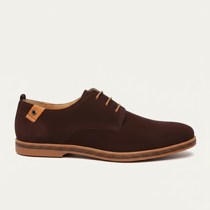 Mens Derby Shoes Suede Classic Style