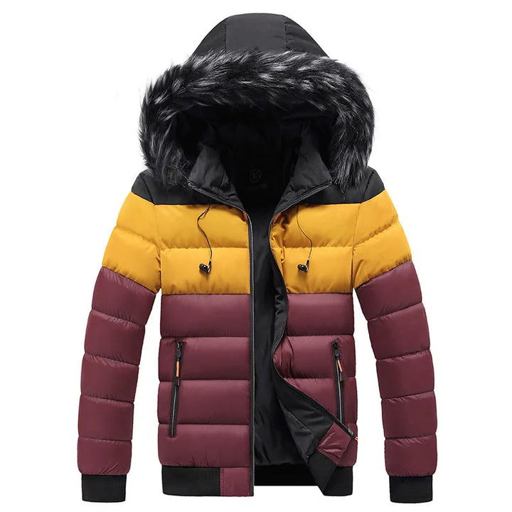 Womens Faux Fur Hooded Winter Jacket Insulated Warm Fit