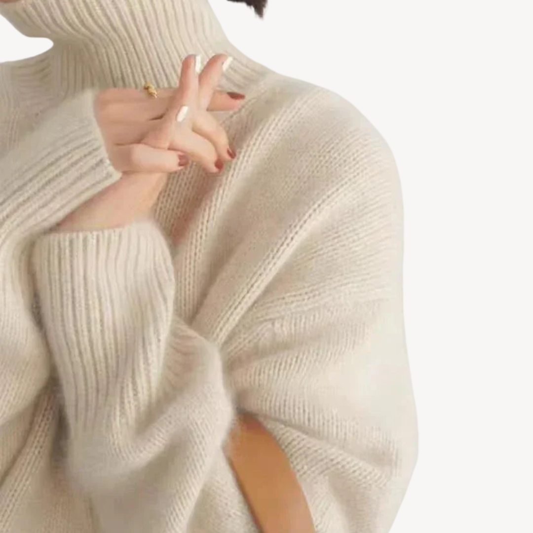 Womens Ribbed Knit Sweater Crewneck Soft Fit