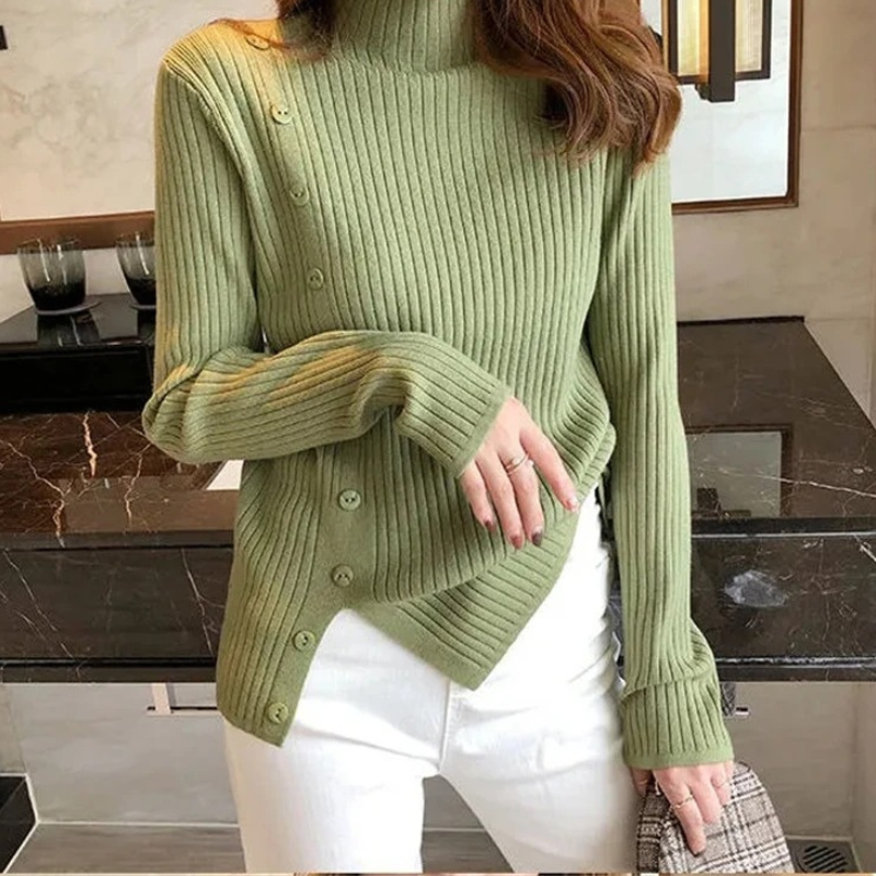 Unisex Wool Sweater Warm Crew Neck