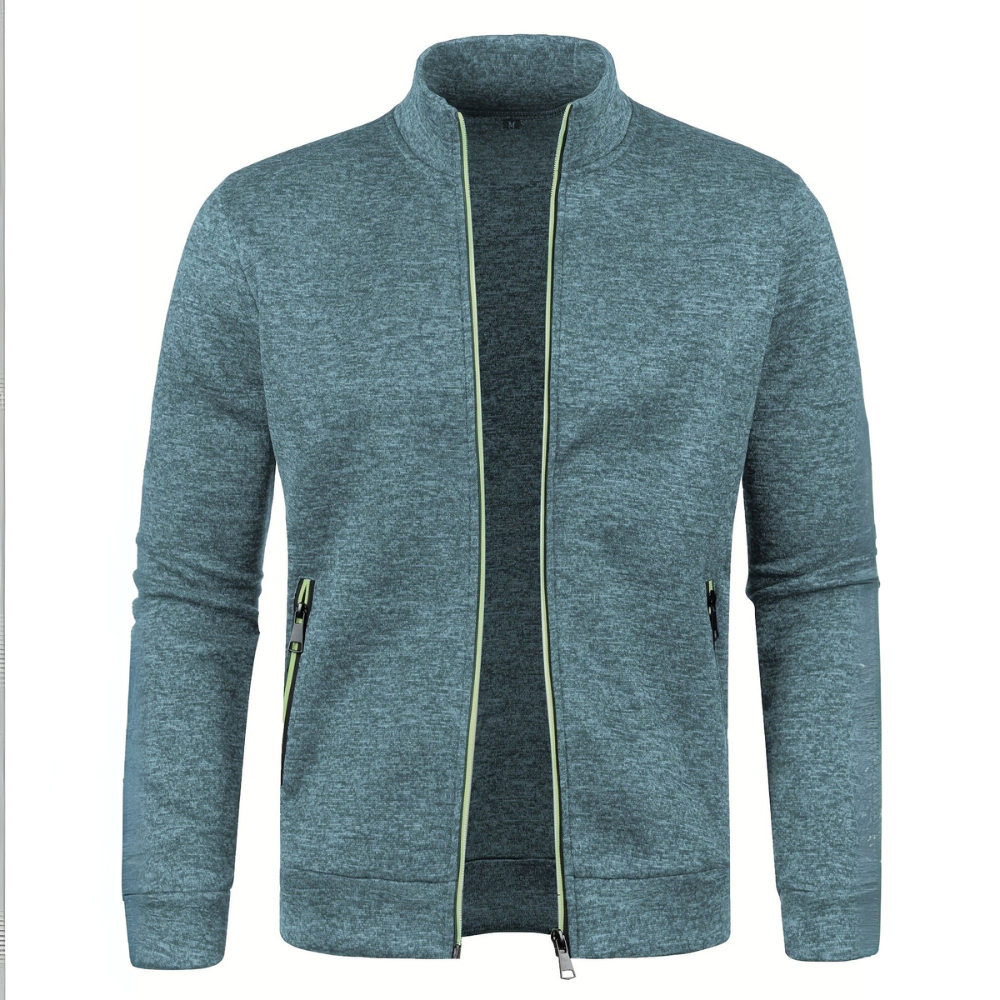 Mens Track Jacket Full Zip Piped Design