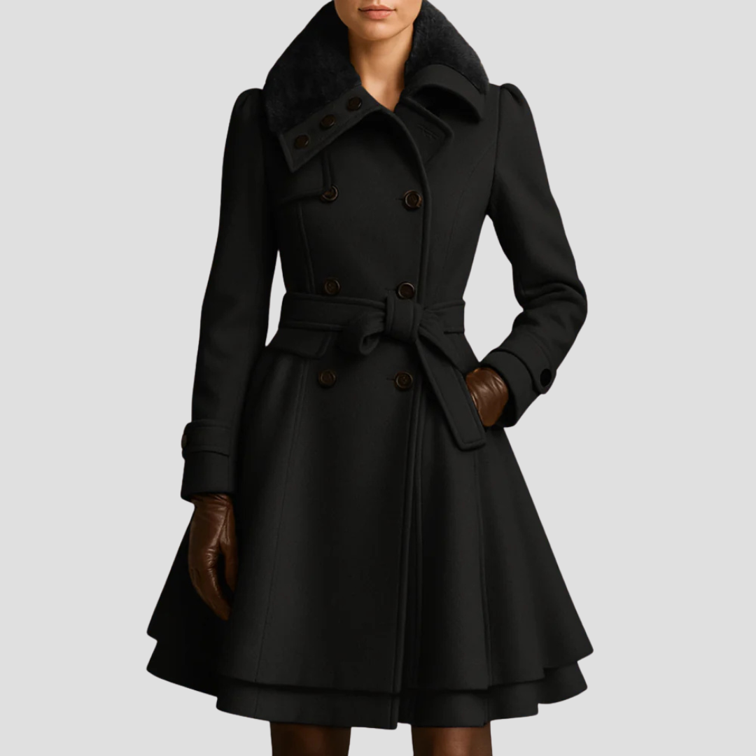 Womens Faux Fur Parka Coat Warm Fit
