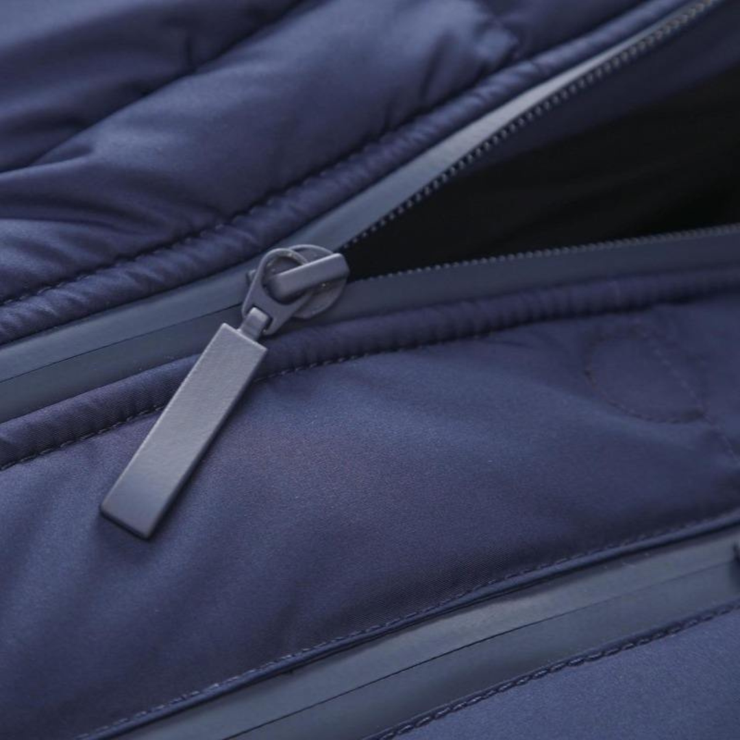 Womens Puffer Jacket with Belted Waist Slim Fit