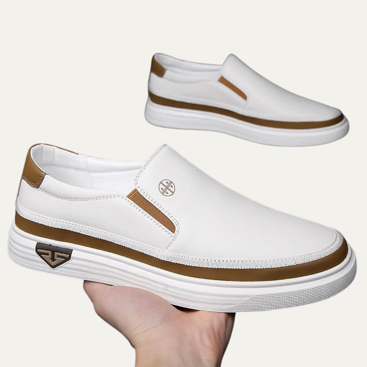 Mens Loafers Slip-On Thick Sole Casual