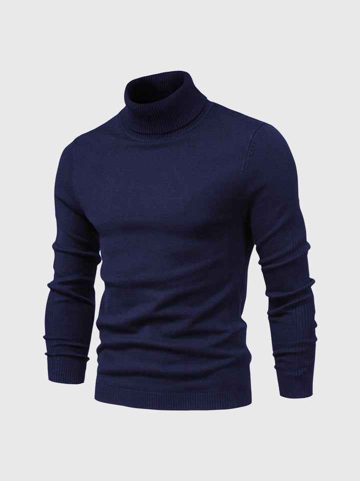Mens Turtleneck Sweater Washable High Quality
