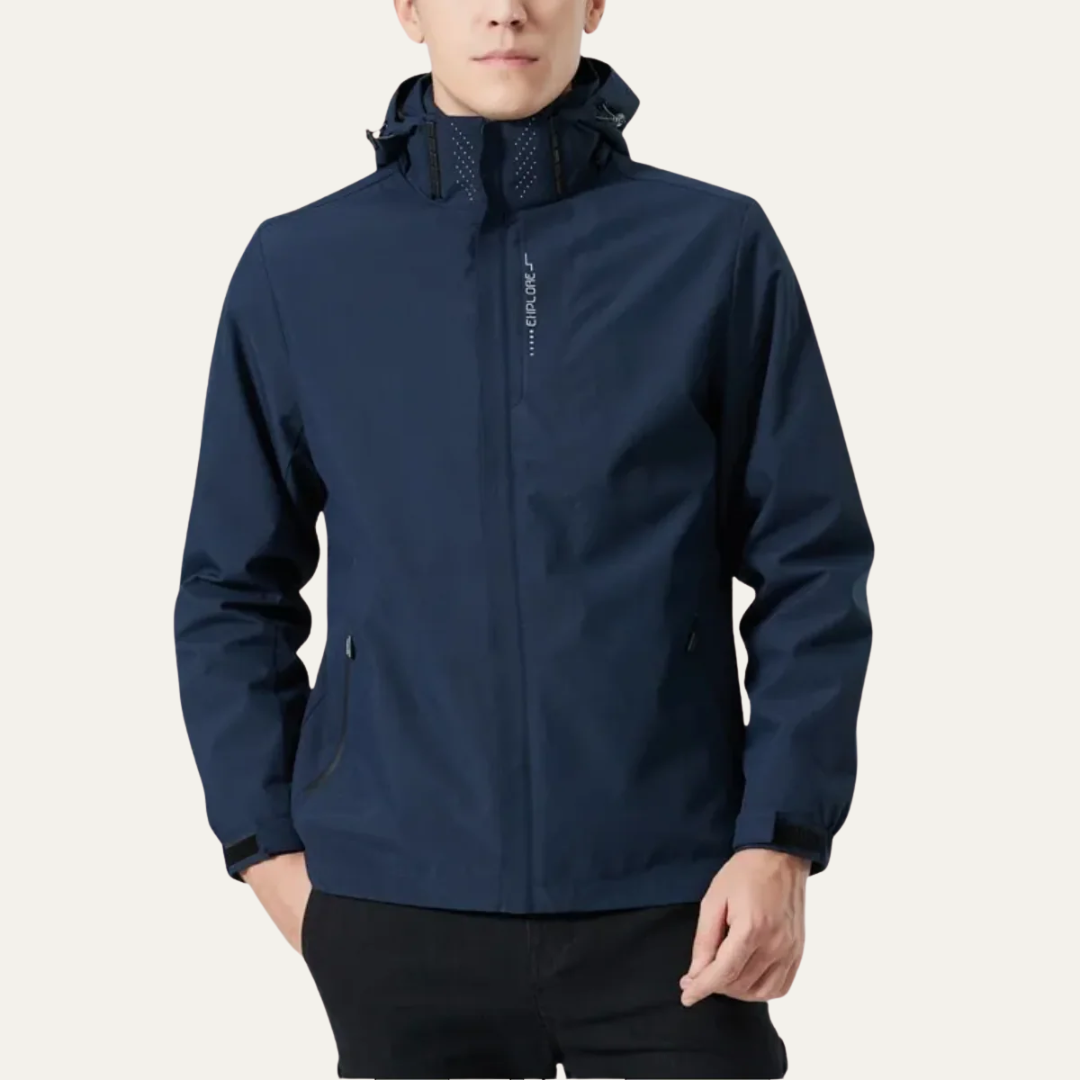 Unisex Shell Jacket Lightweight Waterproof Fit
