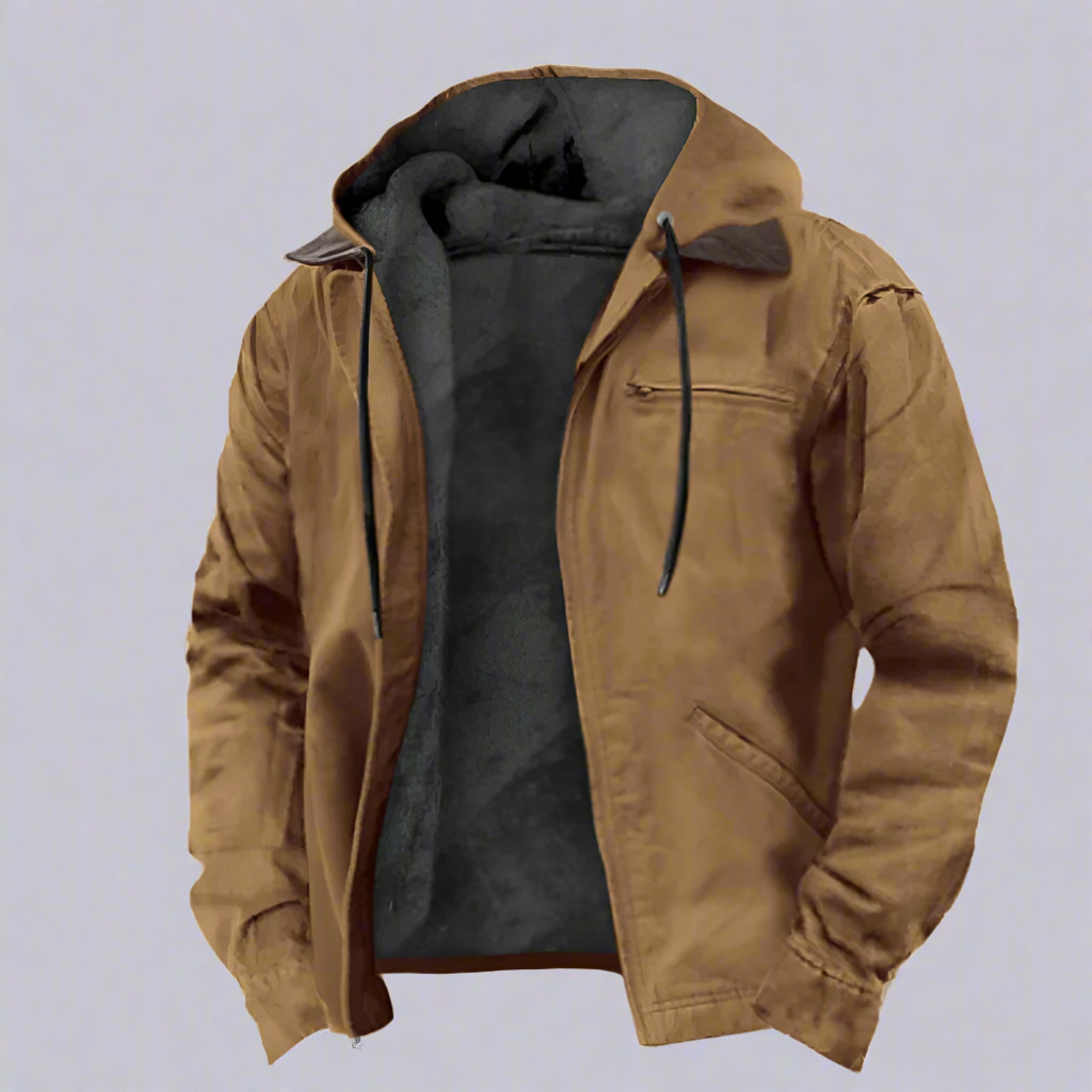 Mens Hooded Jacket Classic Fit - BritishMode