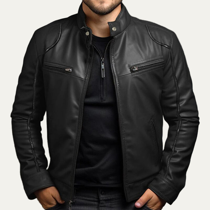 Men’s Classic Racer Leather Jacket