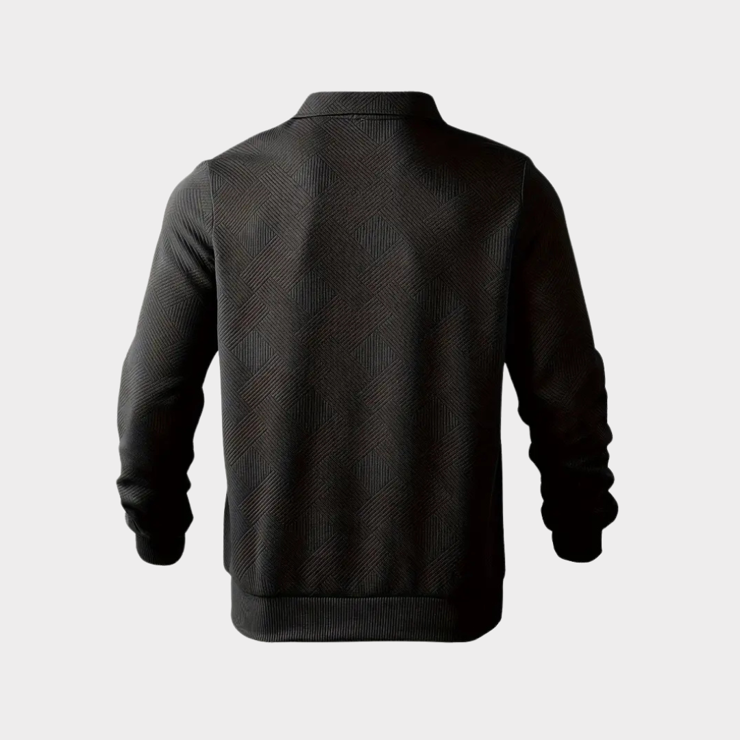 Mens Quarter Zip Sweater Stylish Fit