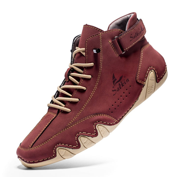 Mens Orthopedic Leather Shoes Comfortable Fit