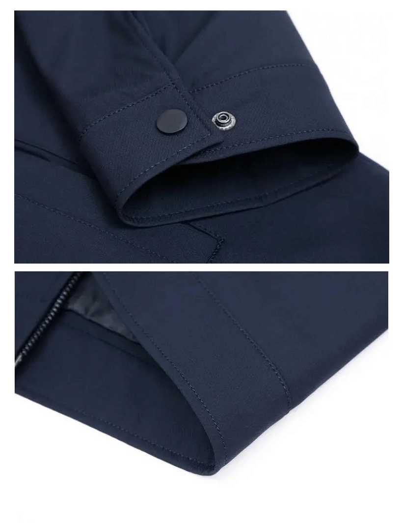 Mens Winter Jacket Polyester Padded Insulated