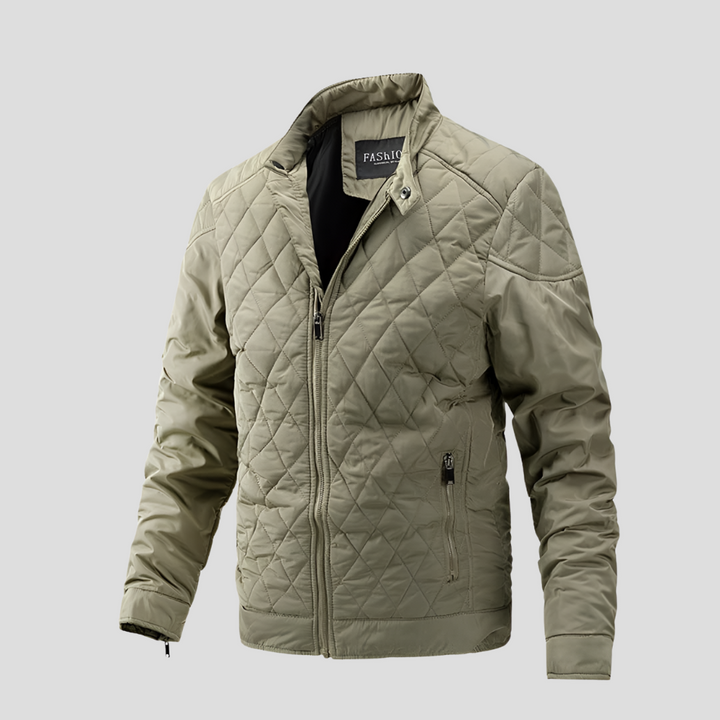 Mens Quilted Jacket Lightweight Transitional Fit