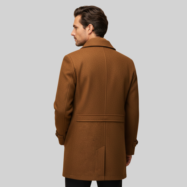 Mens Slim Wool Business Coat