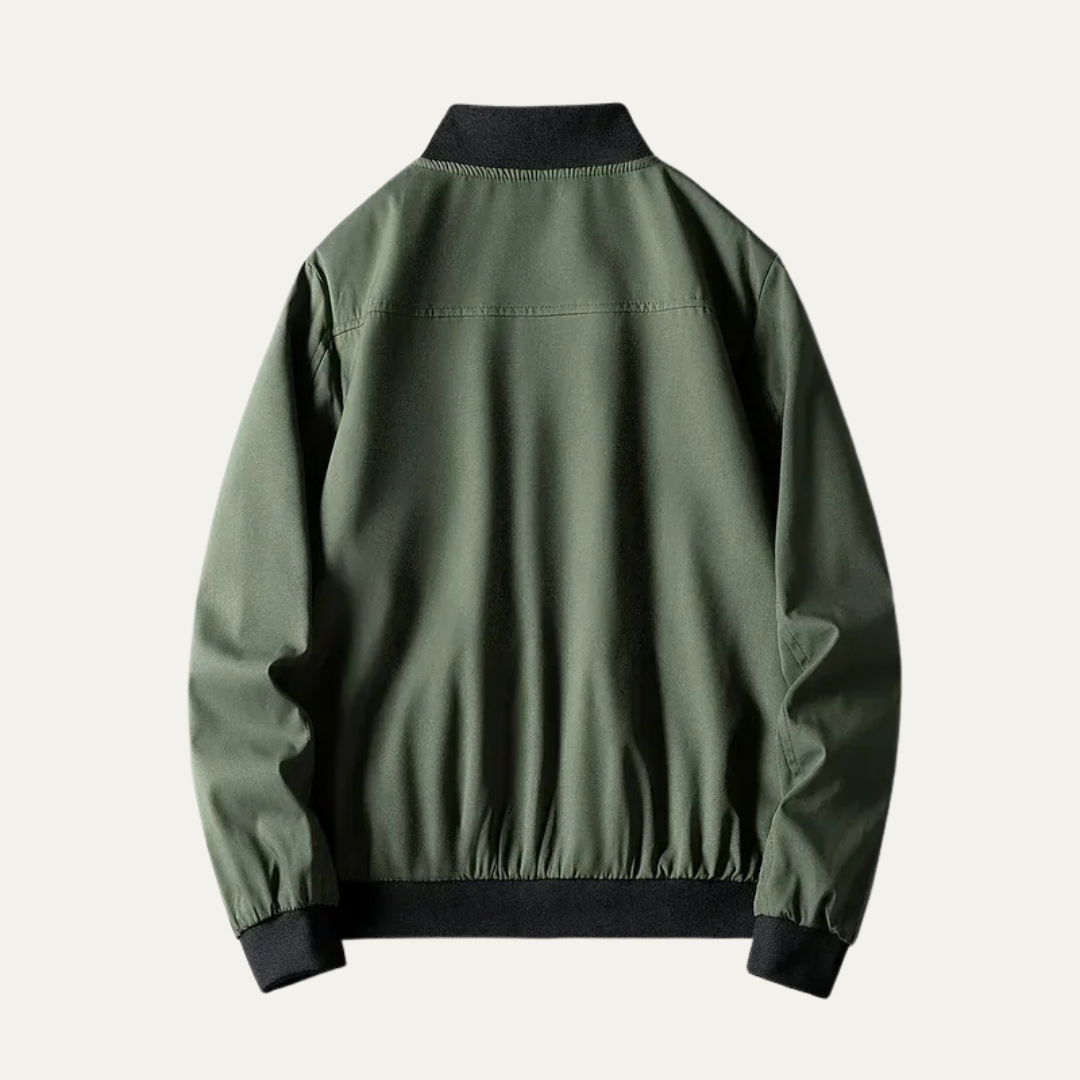 Mens Bomber Jacket Lightweight Casual Sports Style