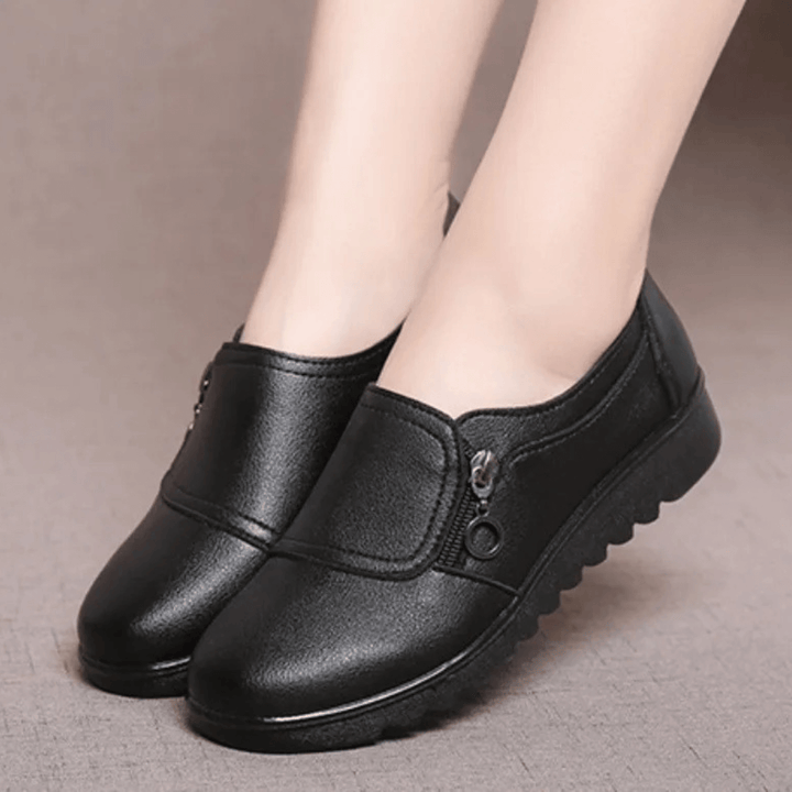 Unisex Orthopedic Leather Footwear Comfortable Supportive Fit