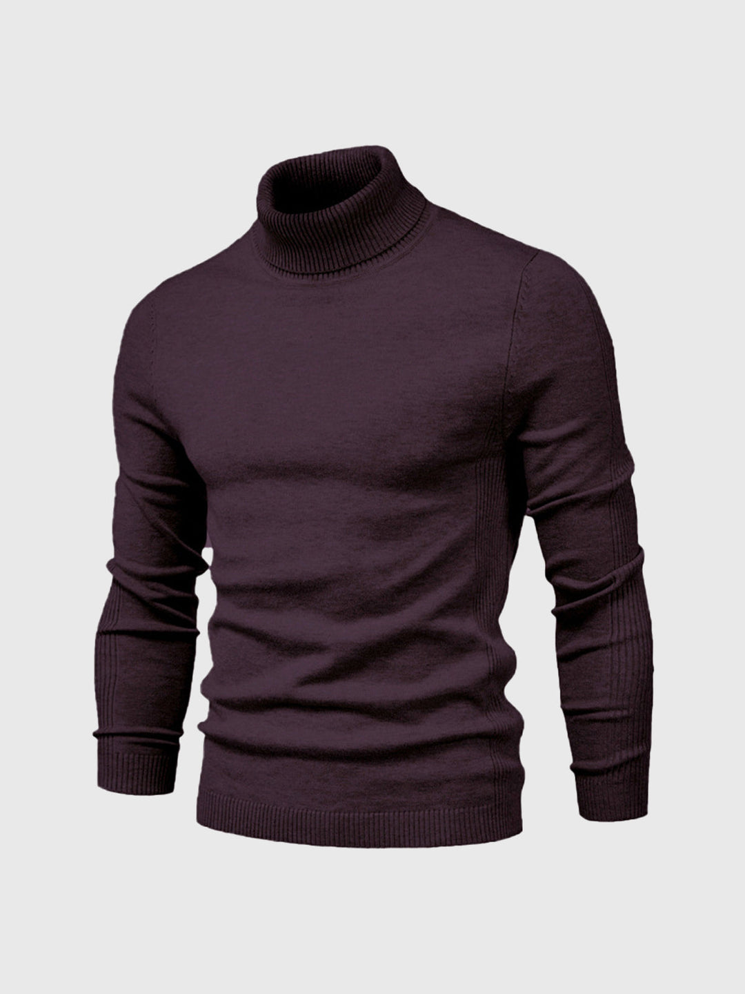 Mens Turtleneck Sweater Machine Washable Knit
