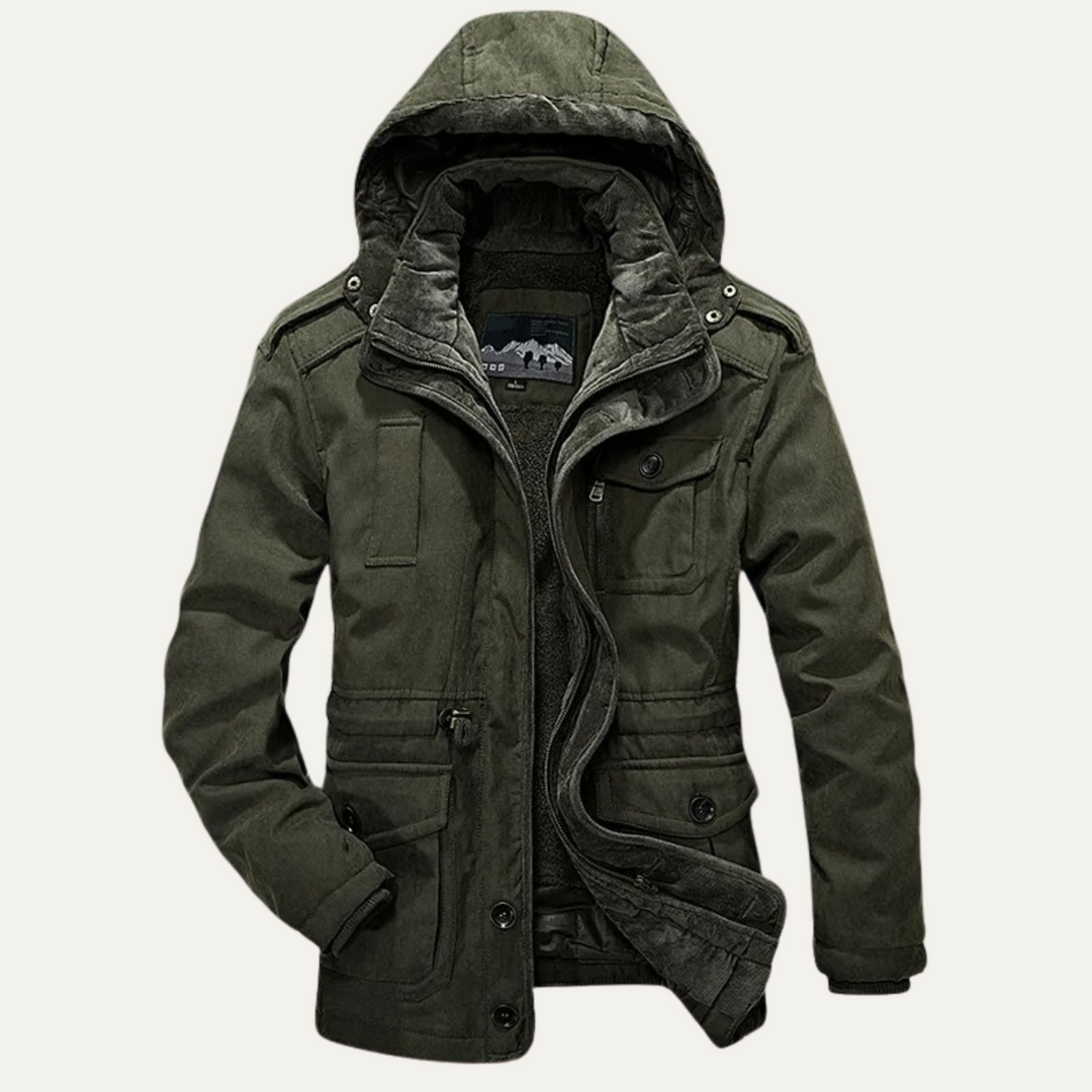 Mens Insulated Utility Winter Parka Heavy Fit