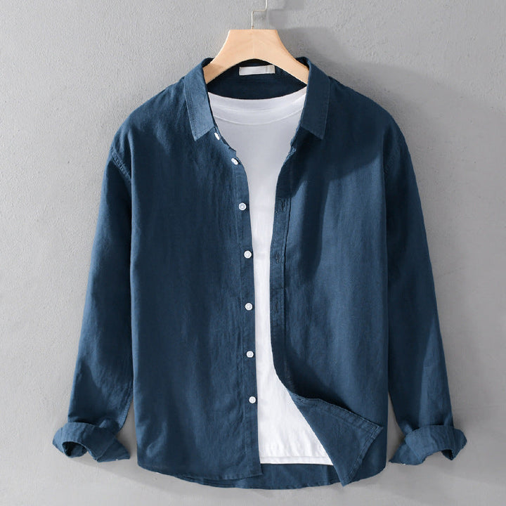 Mens Casual Shirt Loose Fit