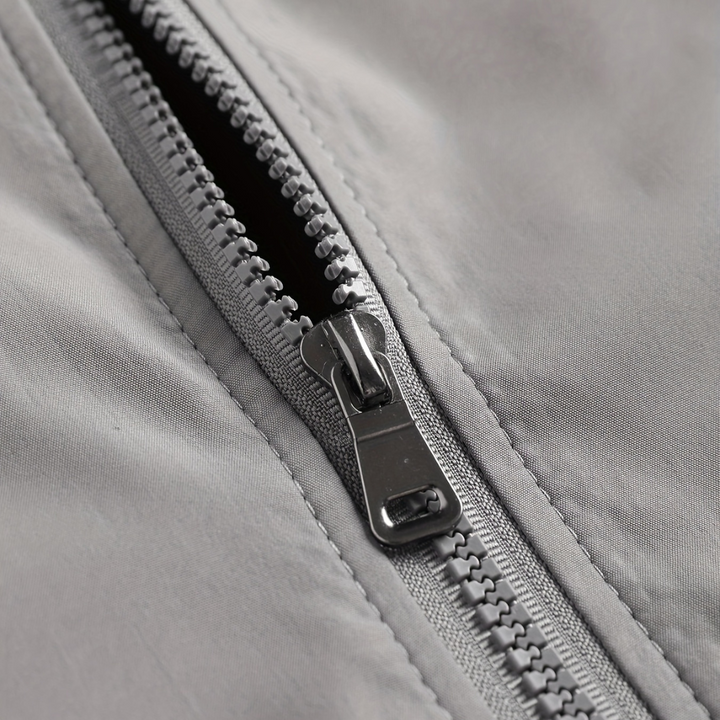 Mens Polyester Zip Jacket Casual Outerwear