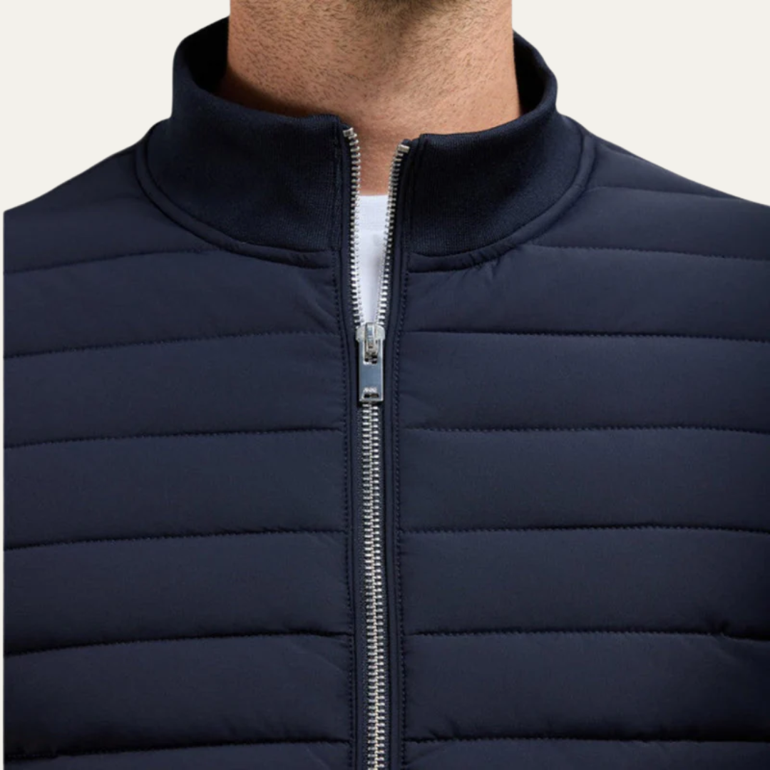 Mens Corduroy Trucker Jacket with Shearling Collar
