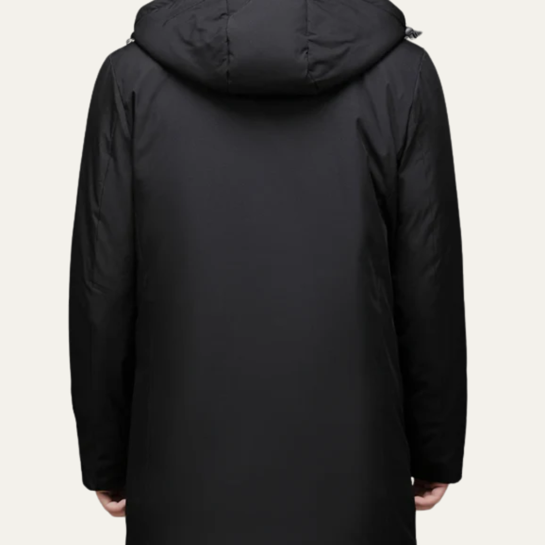 Mens Padded Parka Heavy Duty Winter Insulated