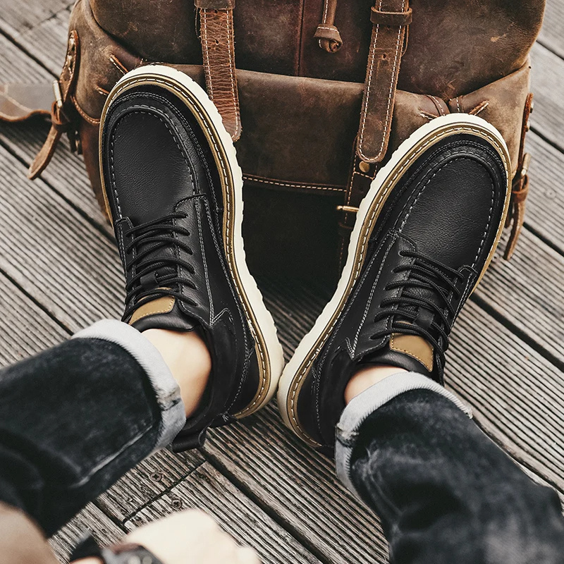 Mens Vegan Ankle Boots Classic Fit - BritishMode