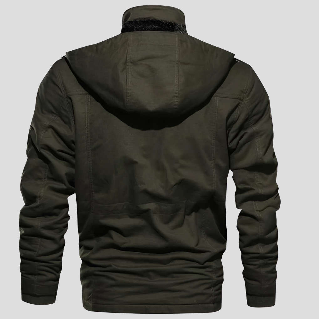 Mens Jacket Wind Resistant Insulated Warm