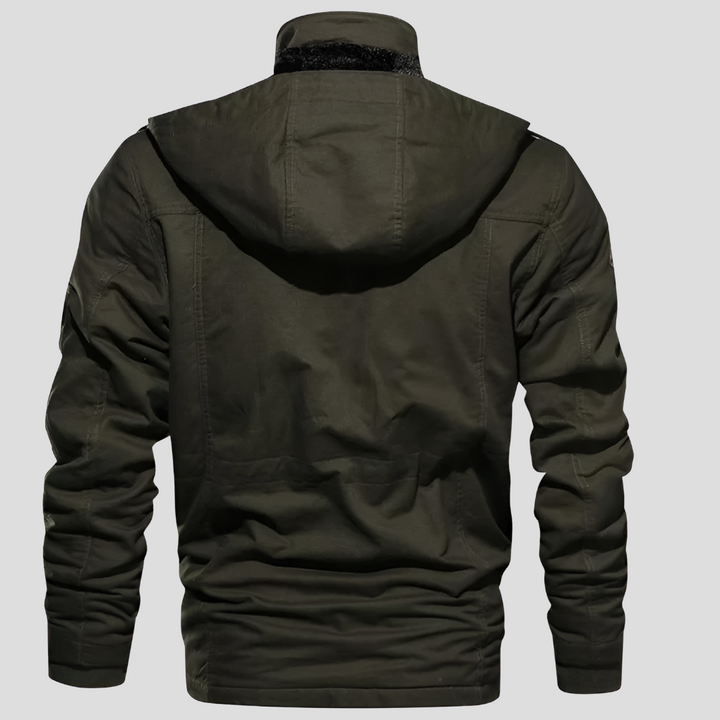 Mens Jacket Wind Resistant Insulated Warm