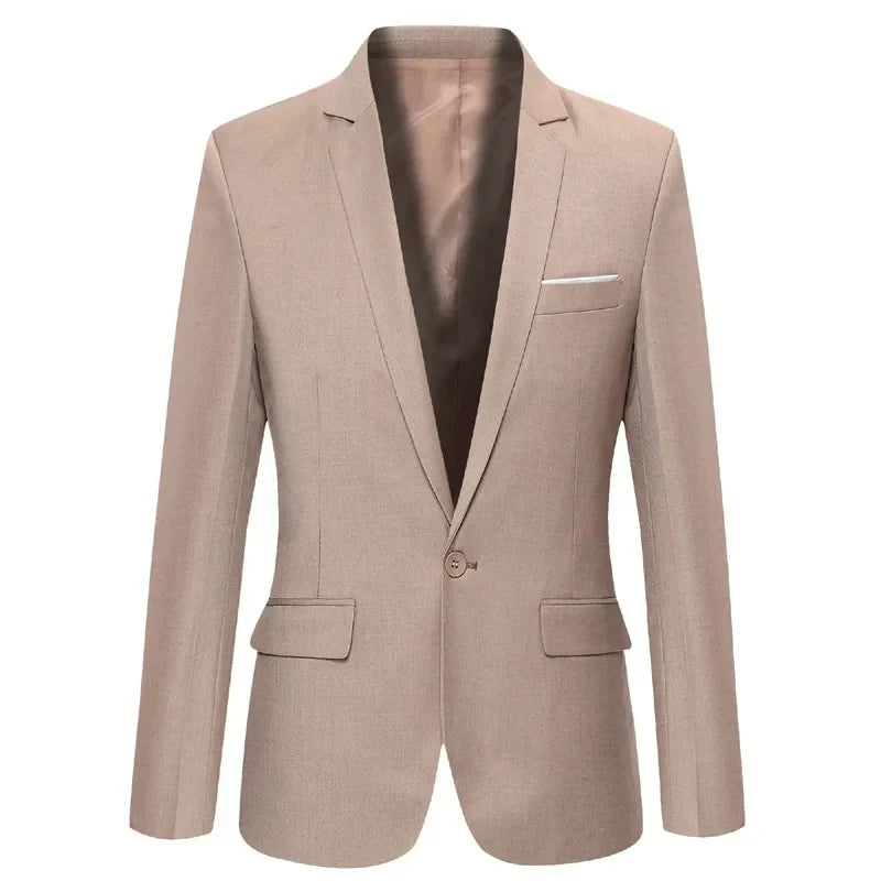 Mens Blazer Jacket Tailored Fit Classic