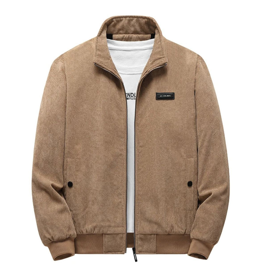 Mens Corduroy Jacket Fleece Lined Modern Fit