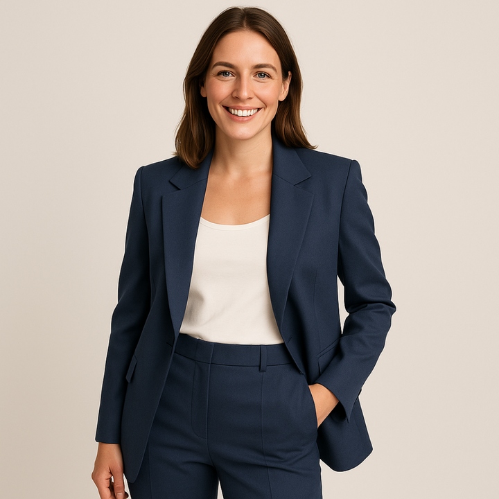 Womens Business Suit Tailored Fit - BritishMode
