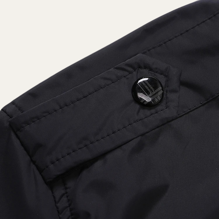 Mens Lightweight Bomber Jacket with Stand Collar