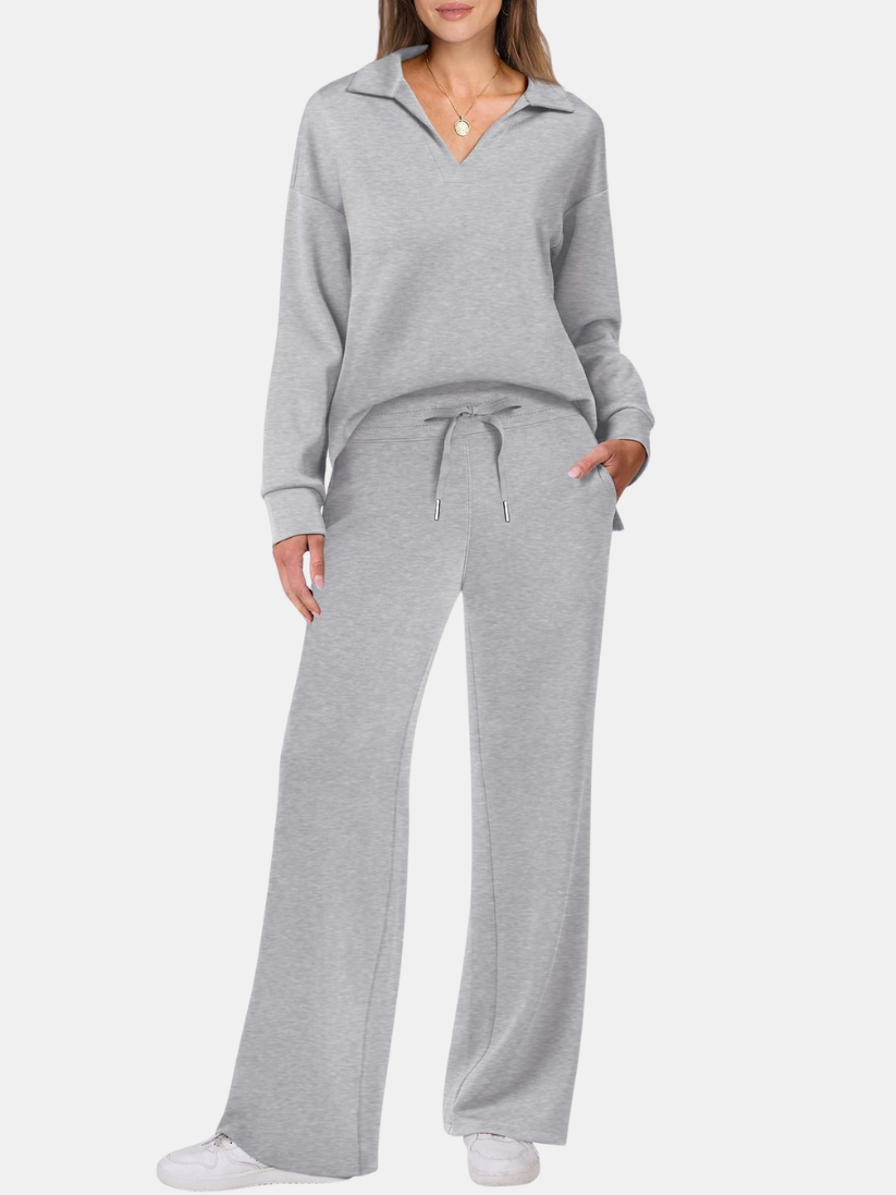 Womens Two-Piece Set Comfortable Relaxed Fit