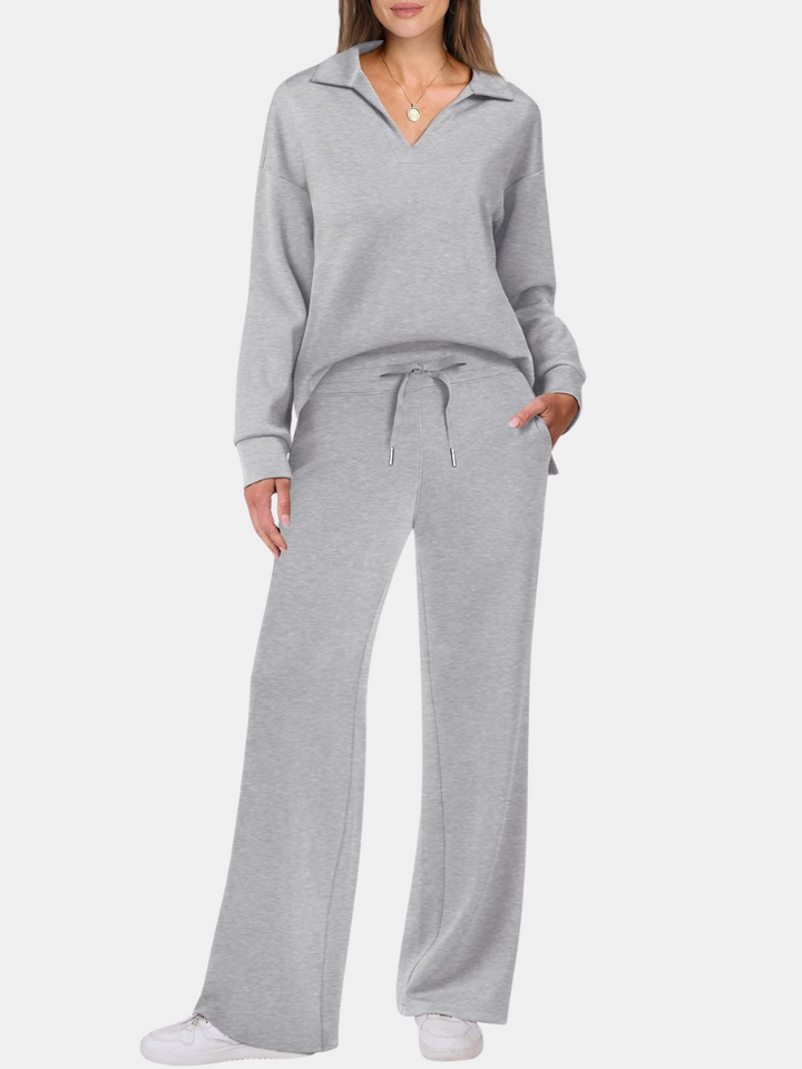 Womens Two-Piece Set Comfortable Relaxed Fit