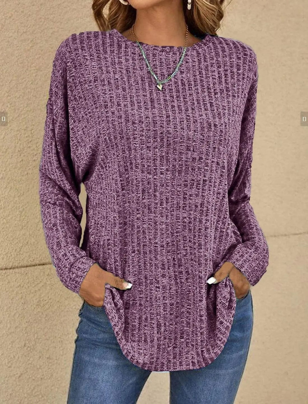 Womens Winter Jumper Warm Knit Cozy Fit