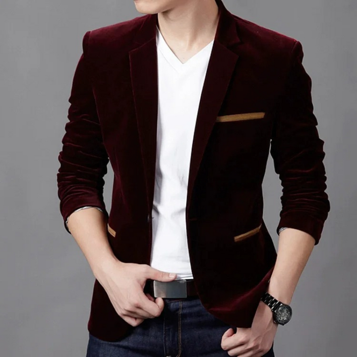 Mens Tailored Jacket One Button Classic Fit