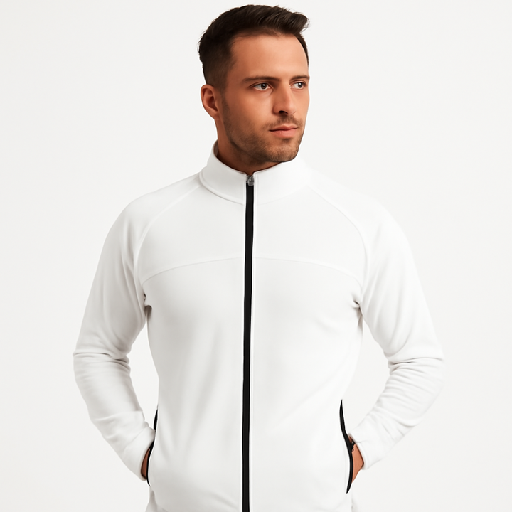Mens Performance Jacket Lightweight Zip Front - BritishMode