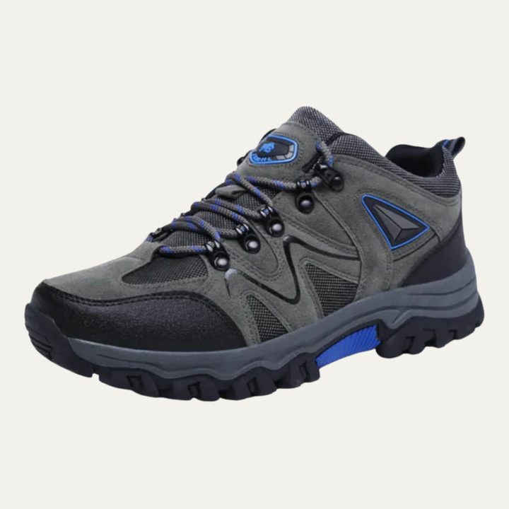 Mens Trail Shoes Mesh Panel Rugged Design