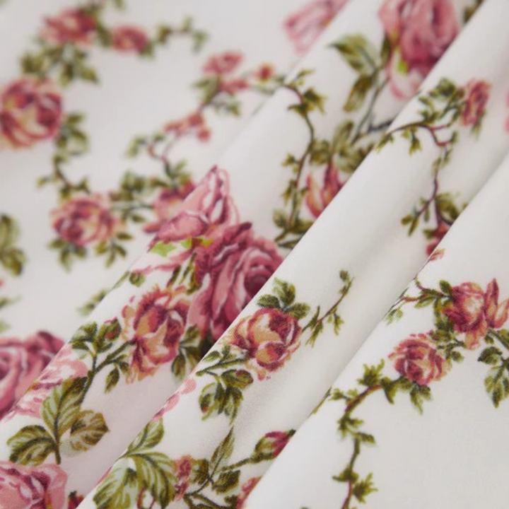 Womens Midi Dress Floral Split Fit