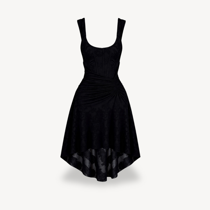 Womens Corset Bustier Dress Fishtail Maxi Style