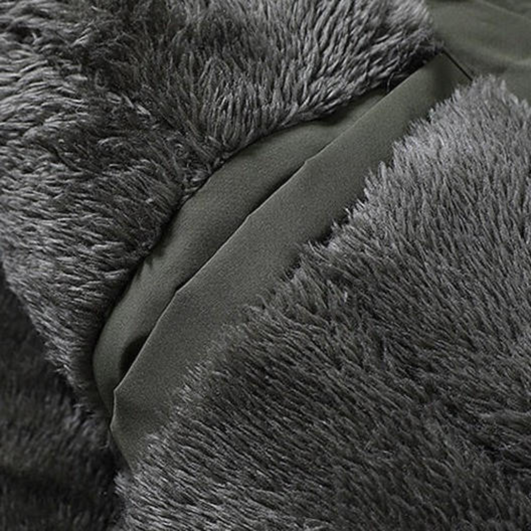 Unisex Winter Parka Jacket with Fleece Lining