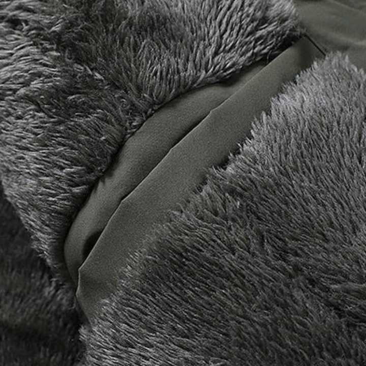 Unisex Winter Parka Jacket with Fleece Lining