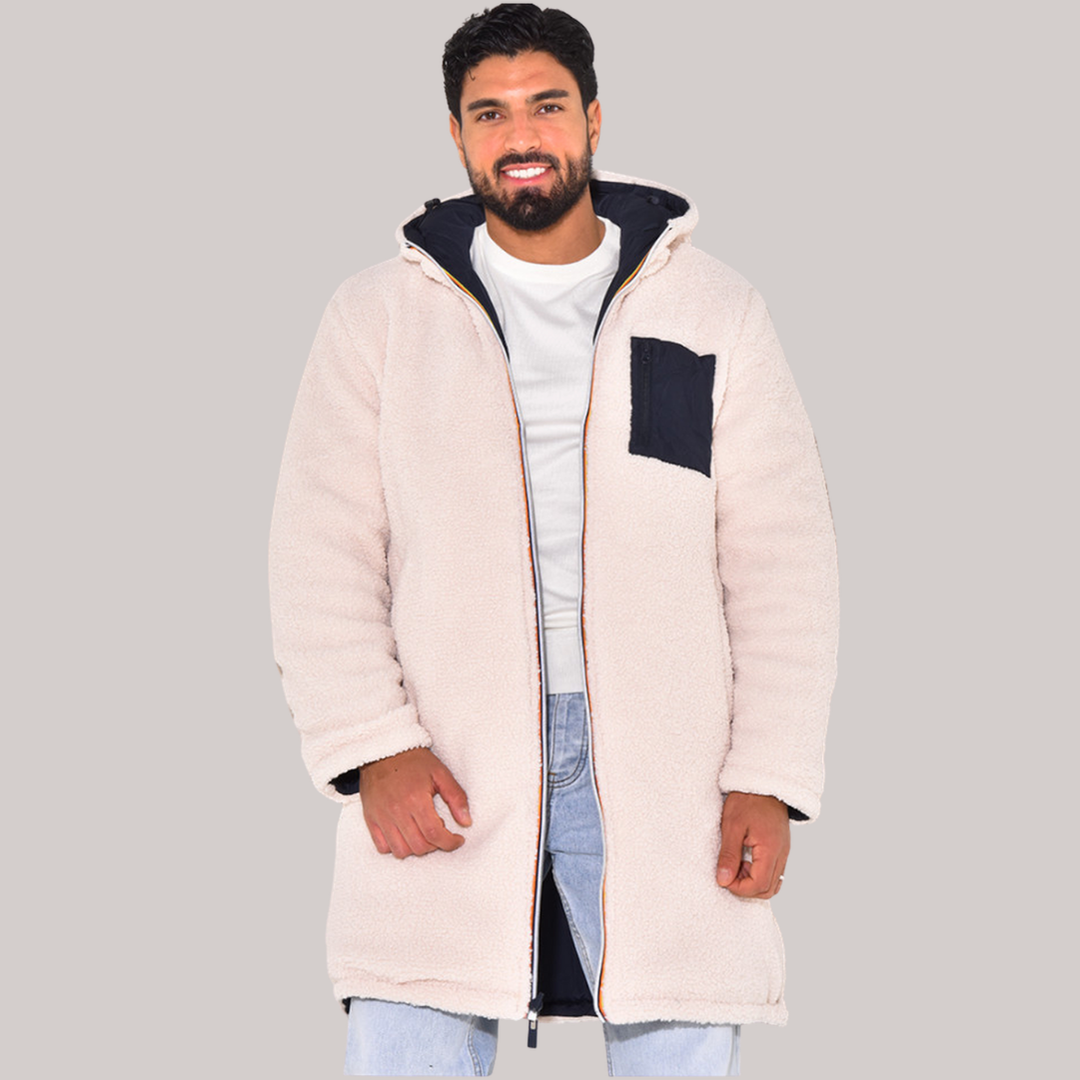 Unisex Hoodie with Teddy Fleece Cozy Fit - BritishMode