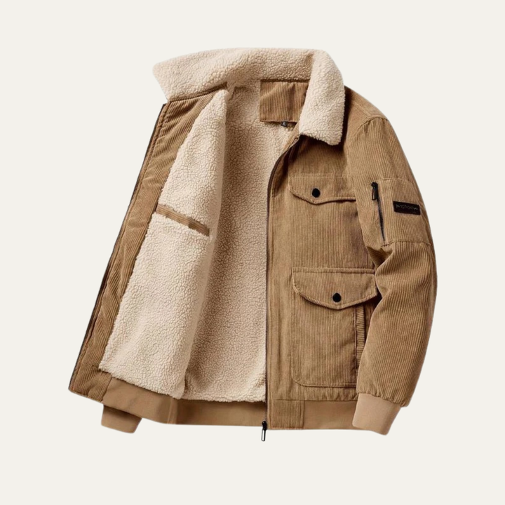Mens Military Parka Fur Lined Multi Pocket Heavy Duty