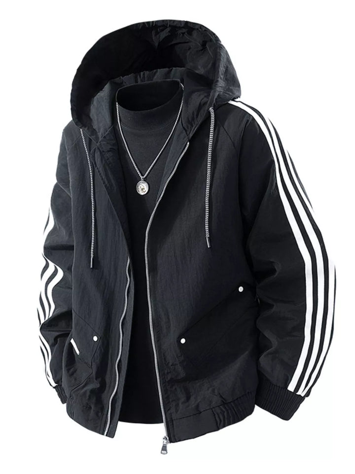 Unisex Waterproof Hoodie Jacket Large Size Relaxed Fit